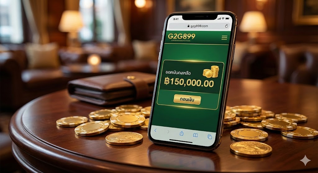 G2G899 ยอดเงินในระบบพร้อมถอนหลักแสน